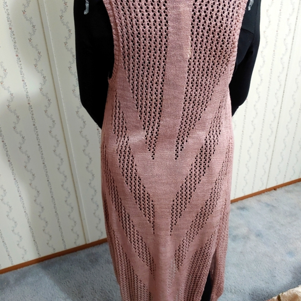 Moral Fibers, M pink cardigan